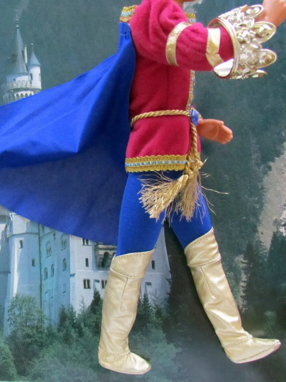 RAPUNZEL'S PRINCE in ORIGINAL OUTFIT w ROOTED HAIR, ROYAL OUTFIT, PRINCE KEN